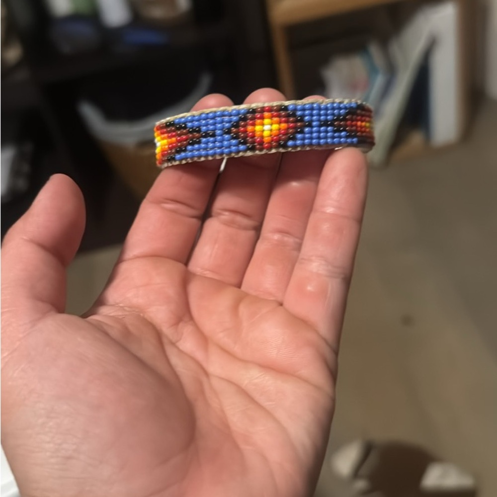 Geometric Beaded Bracelet